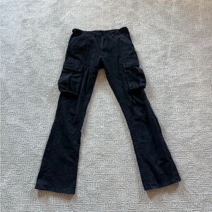 Men’s mnml flared cargos - Black size 30